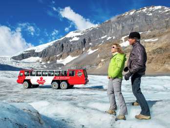 Von Banff aus: Tagesausflug zum Athabasca Gletscher und Columbia Icefield