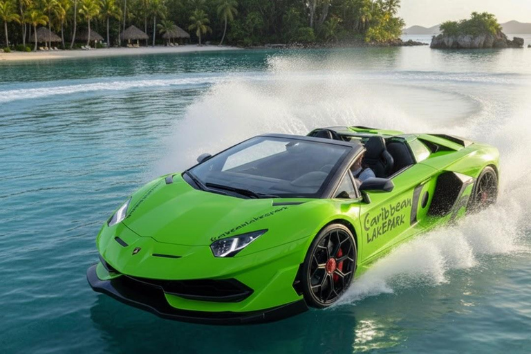 Aventure en voiture à réaction Lamborghini à Punta CanaAventure en Lamborghini à Punta Cana