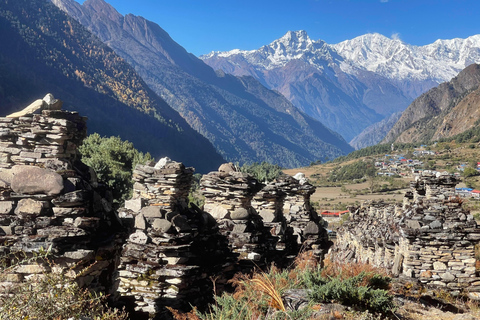Catmandu: Caminhada de 8 dias no vale de Langtang com o miradouro de Kyanjin Ri