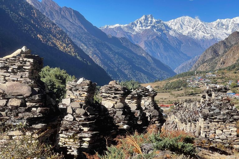 Catmandu: Caminhada de 8 dias no vale de Langtang com o miradouro de Kyanjin Ri