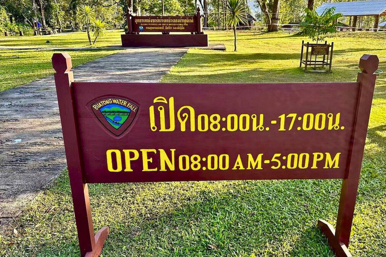 Enjoy Sticky Waterfall & Chet Si Fountain National Park Chiangmai: Sticky Waterfall & Chet Si Fountain National Park