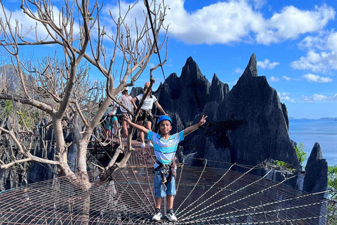 From Puerto Princesa: El Nido Tour A/B/C/D with Van & Lunch