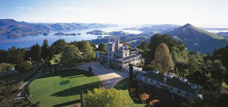 Larnach kastély, városnézés Otago félsziget körutazás hajóval