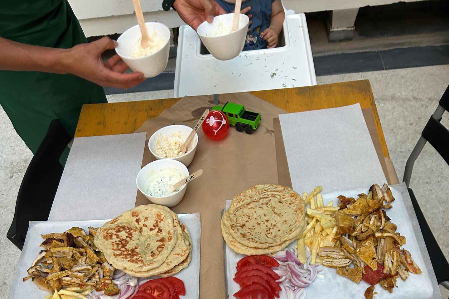 Atene: Corso di Cucina Souvlaki Pita Gyros Locale