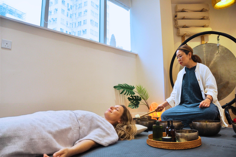 Hong Kong: Jet-Lag Ritual Sound Bath, Meridian Massage & Tea