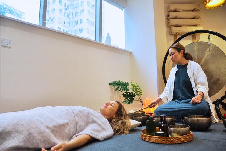 Hong Kong: Jet-Lag Ritual Sound Bath, Meridian Massage & Tea