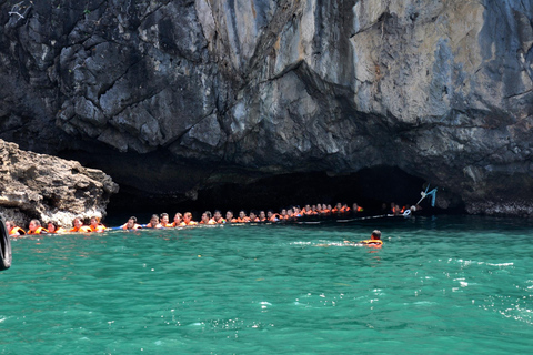 Ko Lanta: Excursión a la Cueva Esmeralda y las 4 Islas en barco de cola larga