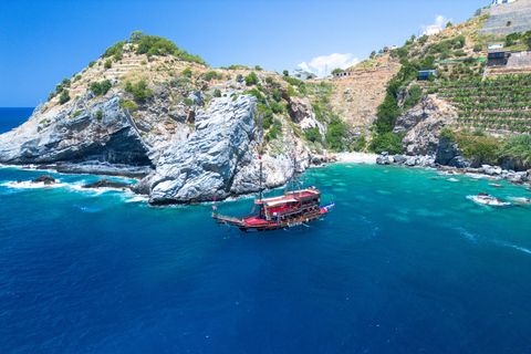 From Alanya: Gazipaşa Boat Tour with Lunch & Transfers