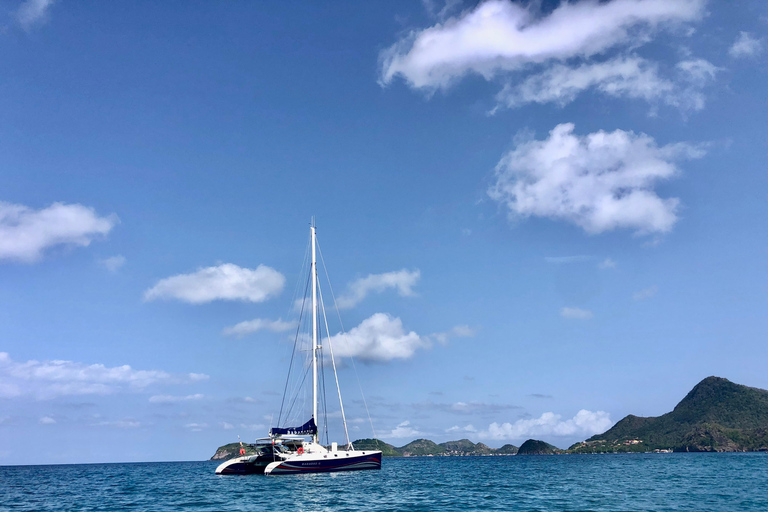 Guadeloupe:half Day on catamaran les Saintes, terre de haut