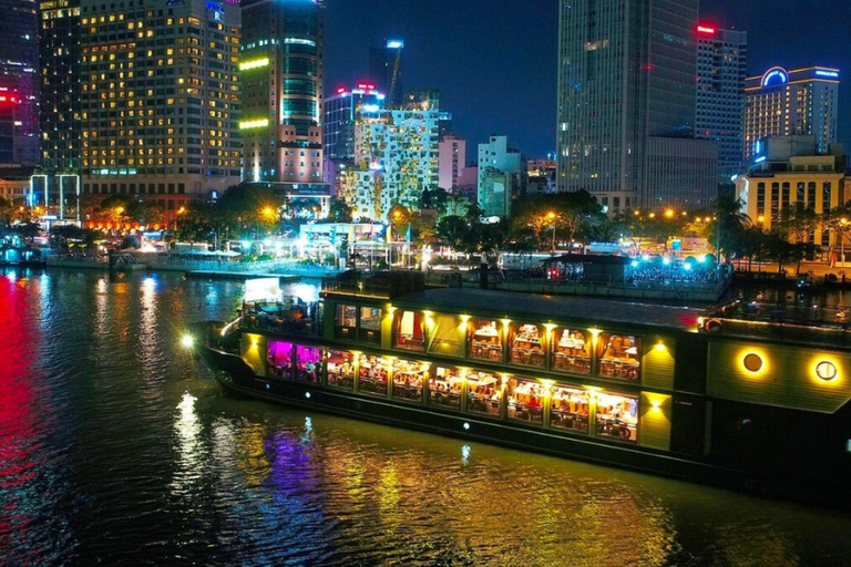 Ervaar Saigon bij nacht tijdens een cruise