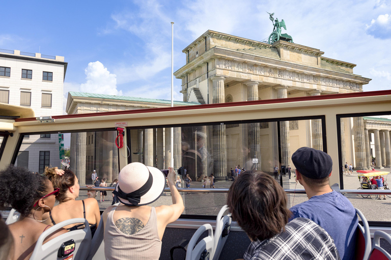 Berlin: Hop-On/Hop-Off Sightseeing Bus mit Bootsoptionen48-Stunden-Bustour, Currywurst und Rundgang