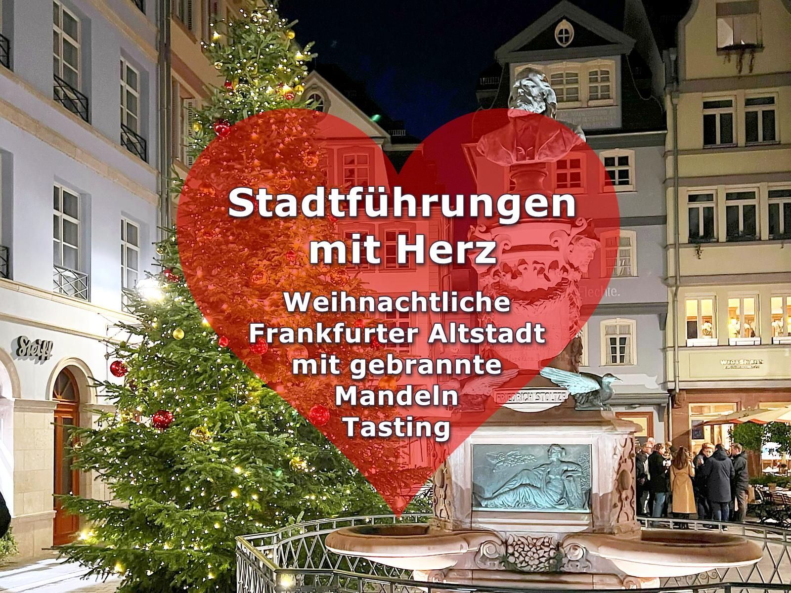 Frankfurt: Weihnachtsmarkt & Altstadt-Tour 60 Min-täglich 16:00-auf Deutsch