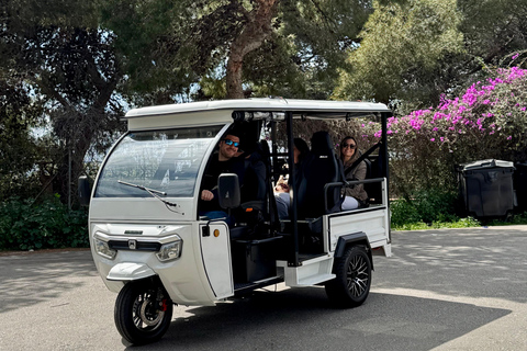 Málaga: Private Tuk Tuk Sightseeing Tour of the City and Gibralfaro