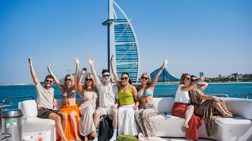 dubai marina luxury yacht tour with breakfast or bbq