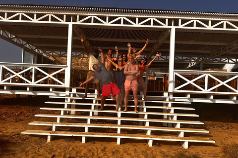 Boa Vista: Origens Santa Mónica Lunch i plaża