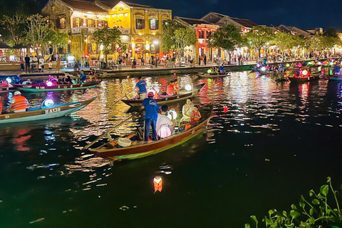 Hoi An: Boottocht op de Hoai rivier met het loslaten van een bloemenlantaarn