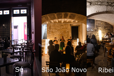 Porto: Show de fado ao vivo com taça de vinho do PortoShow na Casa do Fado - Ribeira