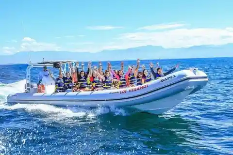 Puerto Vallarta : Canopée Los Veranos avec promenade en bateau rapide