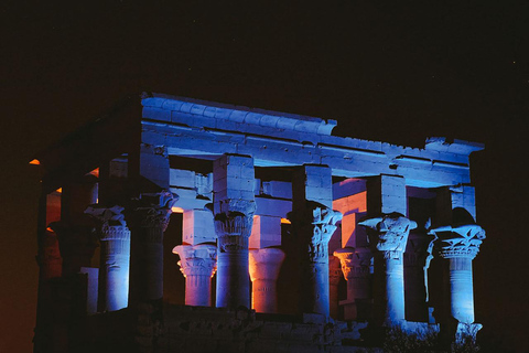 Philae-templets ljud- och ljusshow i Aswan