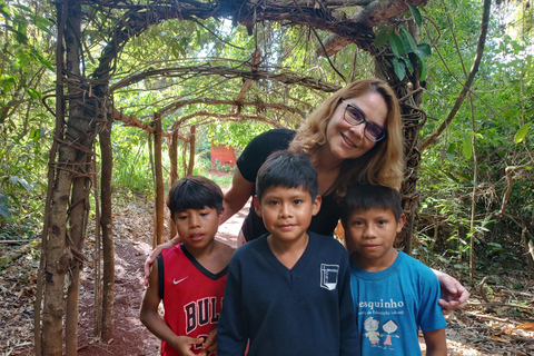 From Hotel BELMOND - Private Tour of the Argentine Falls + Guarani Village