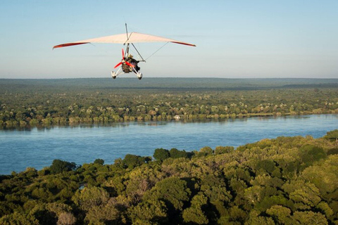 Um voo de Microlight - Sobre as cataratas de VictoriaVoo de microleve