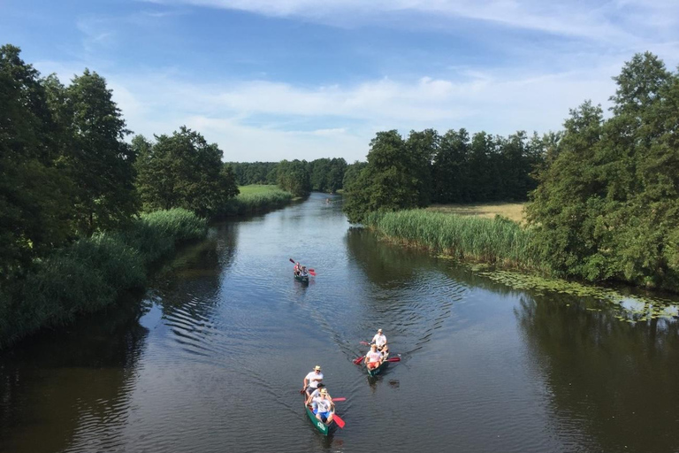 Brandenburg: Canoe Trip with Dinner, Sauna, and Whirlpool 1,5h From Berlin: Canoe Trip, Dinner an Wellness