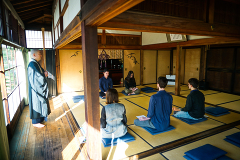 Tour della meditazione e dei giardini zen di Kyoto in un tempio zen con pranzo