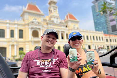 Saigon Half day by Jeep: City Landmarks & Local Life
