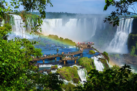 Iguassu Falls (brasilianska sidan) med valfri båttur