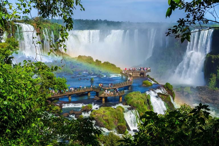 Iguassu Falls (brasilianska sidan) med valfri båttur