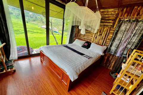 Desde Hanoi: Excursión de senderismo de 2 días a Sapa (Dormir en casa de familia)