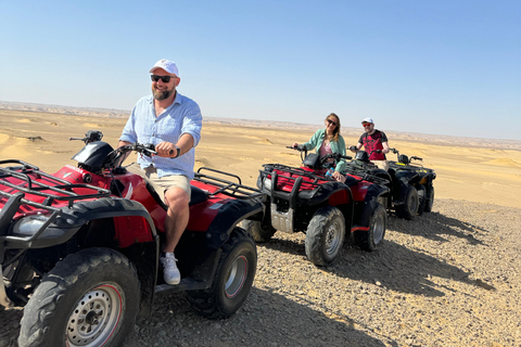 Fayoum: Qarun Sahara Safari With( ATV ) Quad bike From Cairo Private 4 Hours Quad Included Tickets