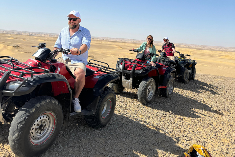 Fayoum: Qarun Sahara Safari With( ATV ) Quad bike From Cairo Private 4 Hours Quad Included Tickets