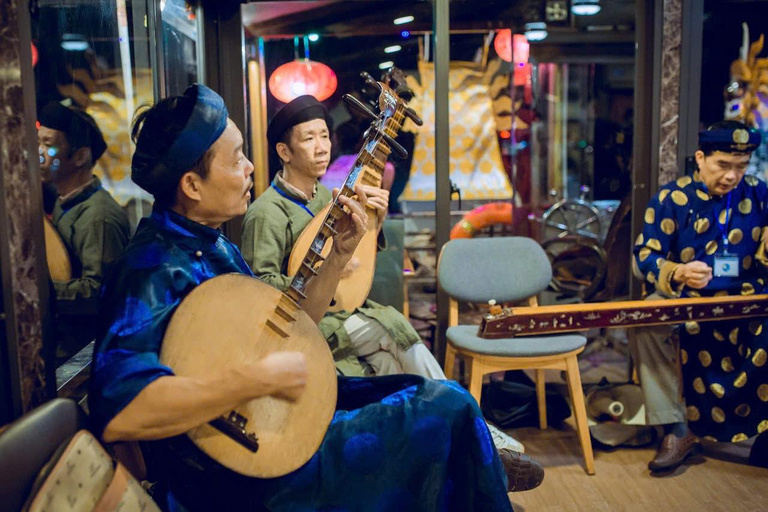 Hue Cyclo Tour, Folk Music on Perfume River with Hue Cuisine