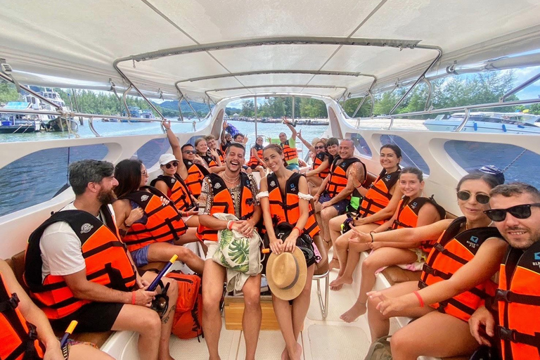 Krabi : Odyssée des îles Hong et Paradis en bateau rapideVisite touristique avec kayak