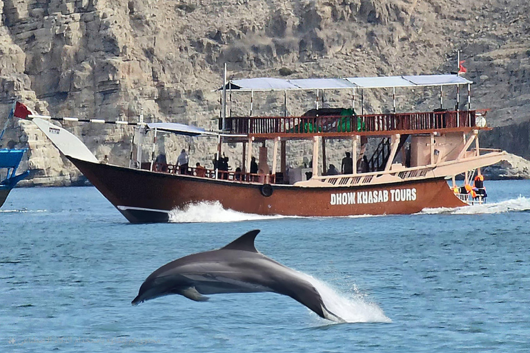 Khasab: Half-Day Dhow Cruise, Dolphin Watching, & Snorkeling