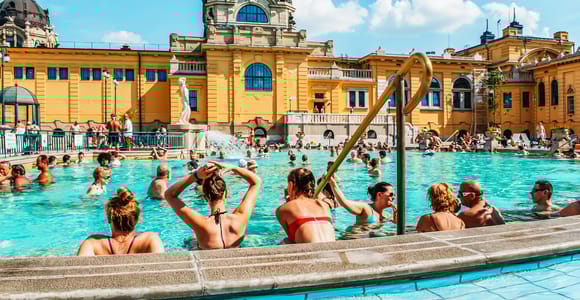 Budapest: Széchenyi Spa Ganztag mit optionaler Verkostung