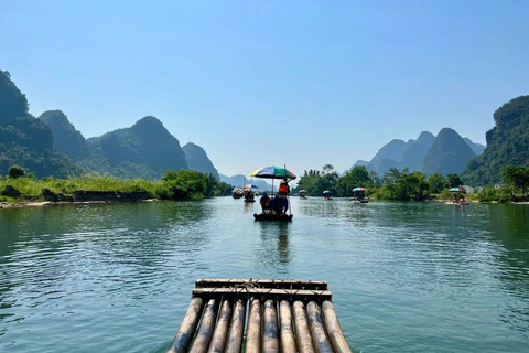 Guilin: 1-Tag Höhle, Xianggong Hügel, Bambusboot &amp; Show