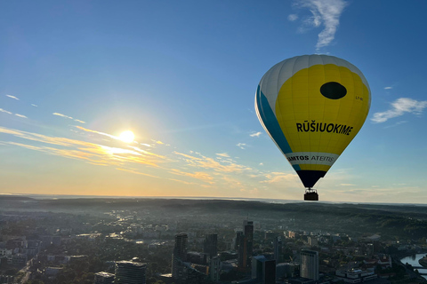 Vilnius ou Trakai : vol en montgolfière