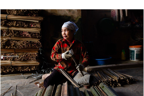 Hanoi: Kite Village or Hat & Incense Village in _SMALL GROUP Private SOLO: Stunning Incense Village & Conical Hat Village
