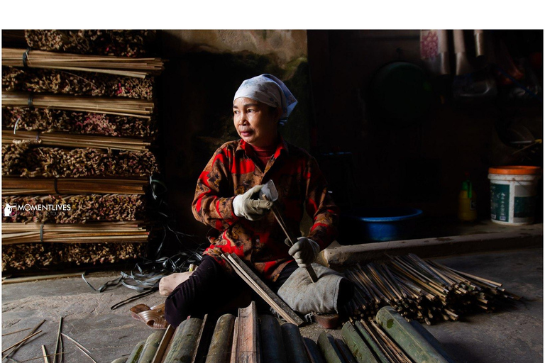 Hanoi: Kite Village or Hat & Incense Village in _SMALL GROUP Private SOLO: Stunning Incense Village & Conical Hat Village
