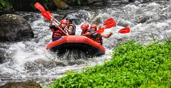 Bali: Ayung River Rafting, Spice Garden & Tanah Lot Tour