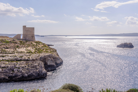 Malta: 9 Bays Cruise with Traditional Ftira and Transport
