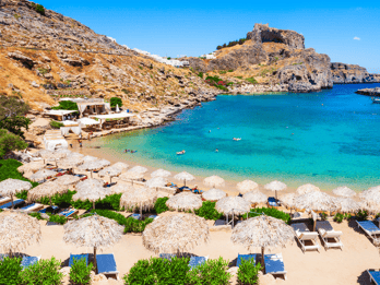 Rhodes Highlights Tour: Lindos, Kallithea Springs & 7Springs