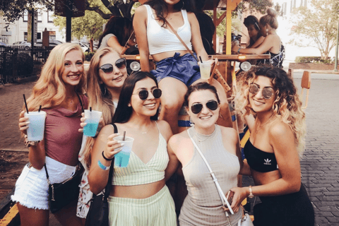 Savannah: Party Pedal Bike Tour with Stops at Local Bars