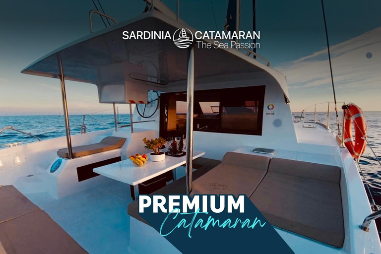 From Palau: Maddalena Archipelago Catamaran Tour with Lunch