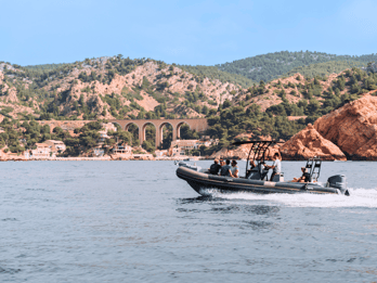 Marselha: Passeio de barco pelo parque marinho Calanques Côte Bleue