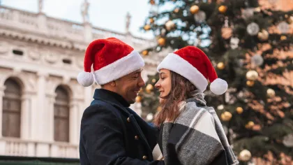 Weihnachts-Fotoshooting in Venedig (inkl. Weihnachtsaccessoires)