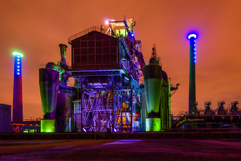 Torchlight tour of the old ironworks