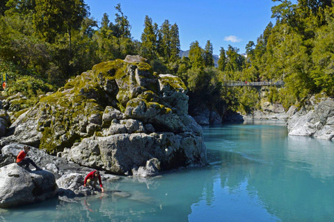 De Franz Josef: para Christchurch via Hokitika Tour em grupo